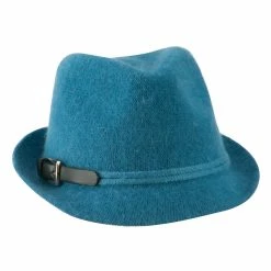 Something Special Angora Fedora With Belt Buckle Accent 31 Something Special Angora Fedora With Belt Buckle Accent -Adams Shop af004cf blue 5