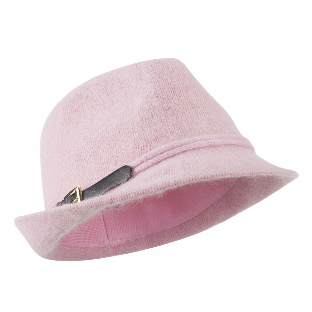 Something Special Angora Fedora With Belt Buckle Accent 8 Something Special Angora Fedora With Belt Buckle Accent - Image 6
