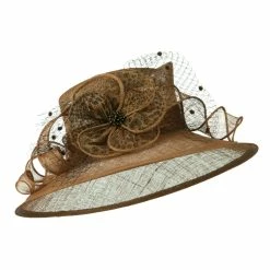 Something Special Animal Print Bow Sinamay Hat
