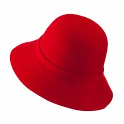 Something Special Wool Felt Hat With Animal Print Bow 29 Something Special Wool Felt Hat With Animal Print Bow -Adams Shop ap002fp red 3