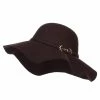 Something Special Poly Faux Felt Anchor Buckle Hat 2 Something Special Poly Faux Felt Anchor Buckle Hat -Adams Shop ar001fp brown 1