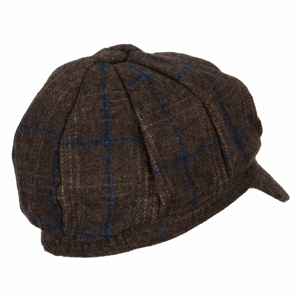 Something Special Classic Plaid Patterned Newsboy Cap 15 Something Special Classic Plaid Patterned Newsboy Cap - Image 13