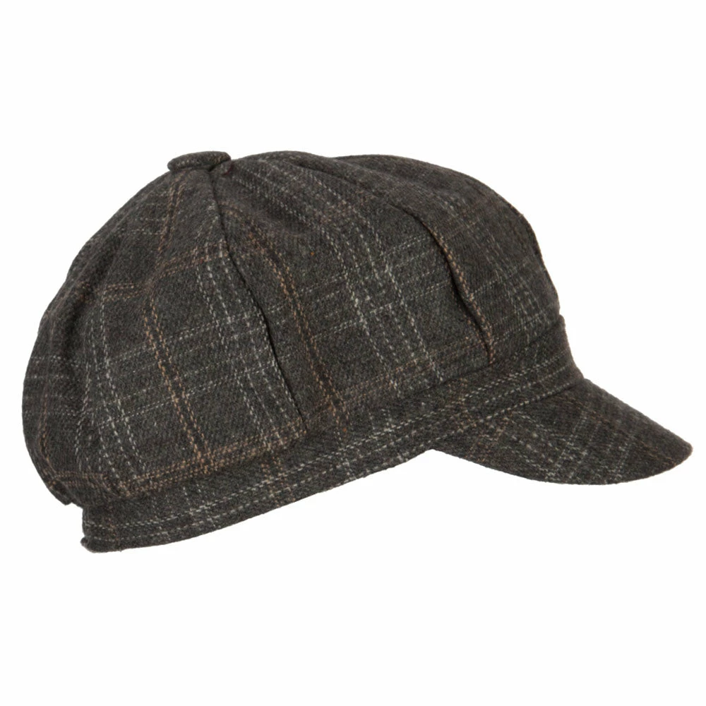 Something Special Classic Plaid Patterned Newsboy Cap 12 Something Special Classic Plaid Patterned Newsboy Cap - Image 10