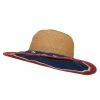 Jeanne Simmons Women's USA Flag Paper Braid 4 Inch Brim Hat 2 Jeanne Simmons Women's USA Flag Paper Braid 4 Inch Brim Hat -Adams Shop aw001fw american flag 1