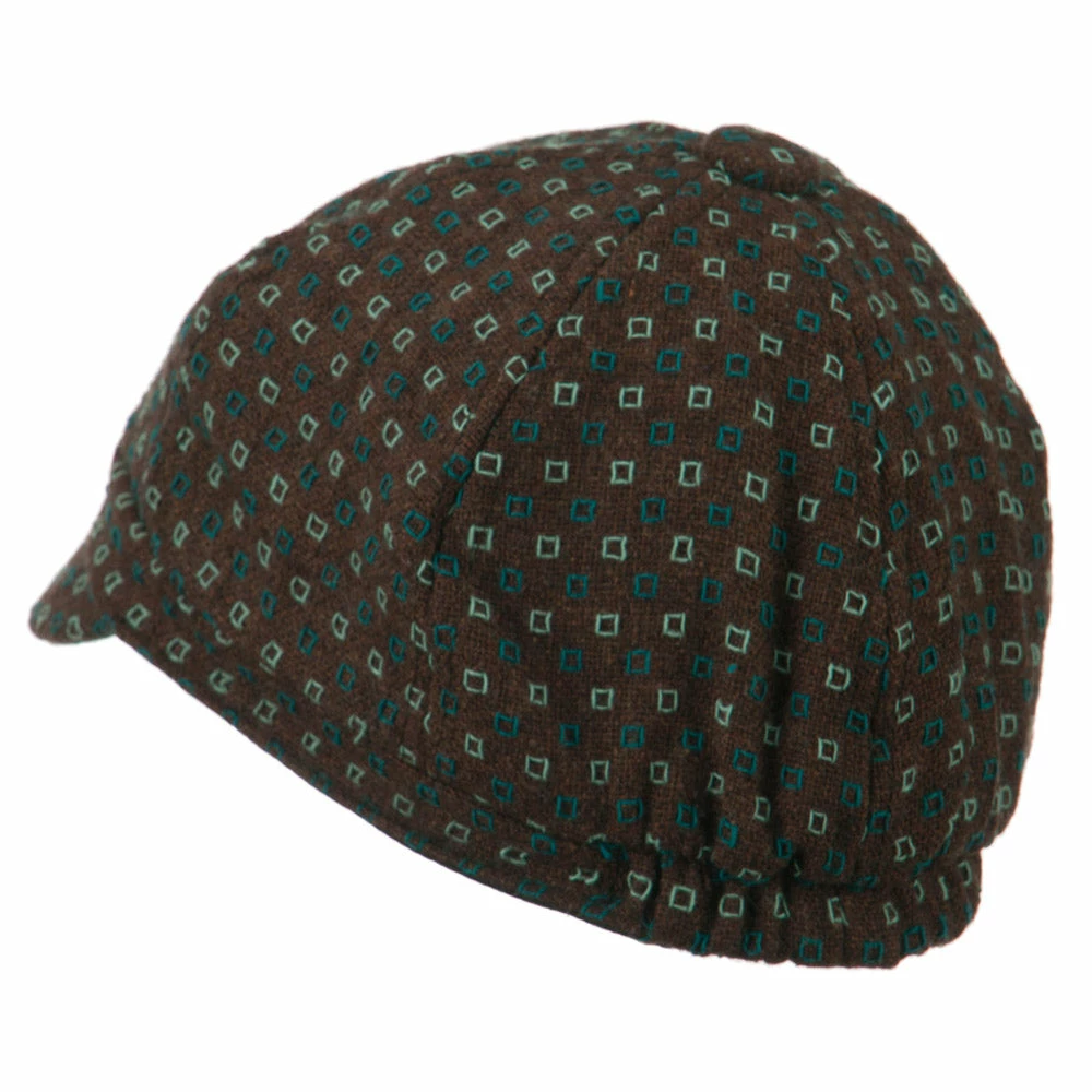 Jeanne Simmons Gaby 2 Button 6 Panel Cabbie Cap 5 Jeanne Simmons Gaby 2 Button 6 Panel Cabbie Cap - Image 3