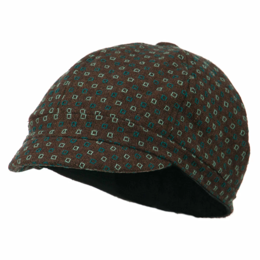 Jeanne Simmons Gaby 2 Button 6 Panel Cabbie Cap 6 Jeanne Simmons Gaby 2 Button 6 Panel Cabbie Cap - Image 4