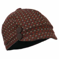 Jeanne Simmons Gaby 2 Button 6 Panel Cabbie Cap 17 Jeanne Simmons Gaby 2 Button 6 Panel Cabbie Cap -Adams Shop ba002cb orange 1