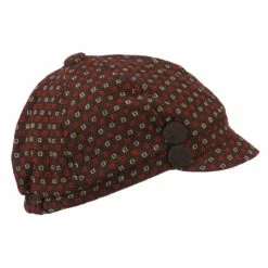 Jeanne Simmons Gaby 2 Button 6 Panel Cabbie Cap 21 Jeanne Simmons Gaby 2 Button 6 Panel Cabbie Cap -Adams Shop ba002cb orange 5