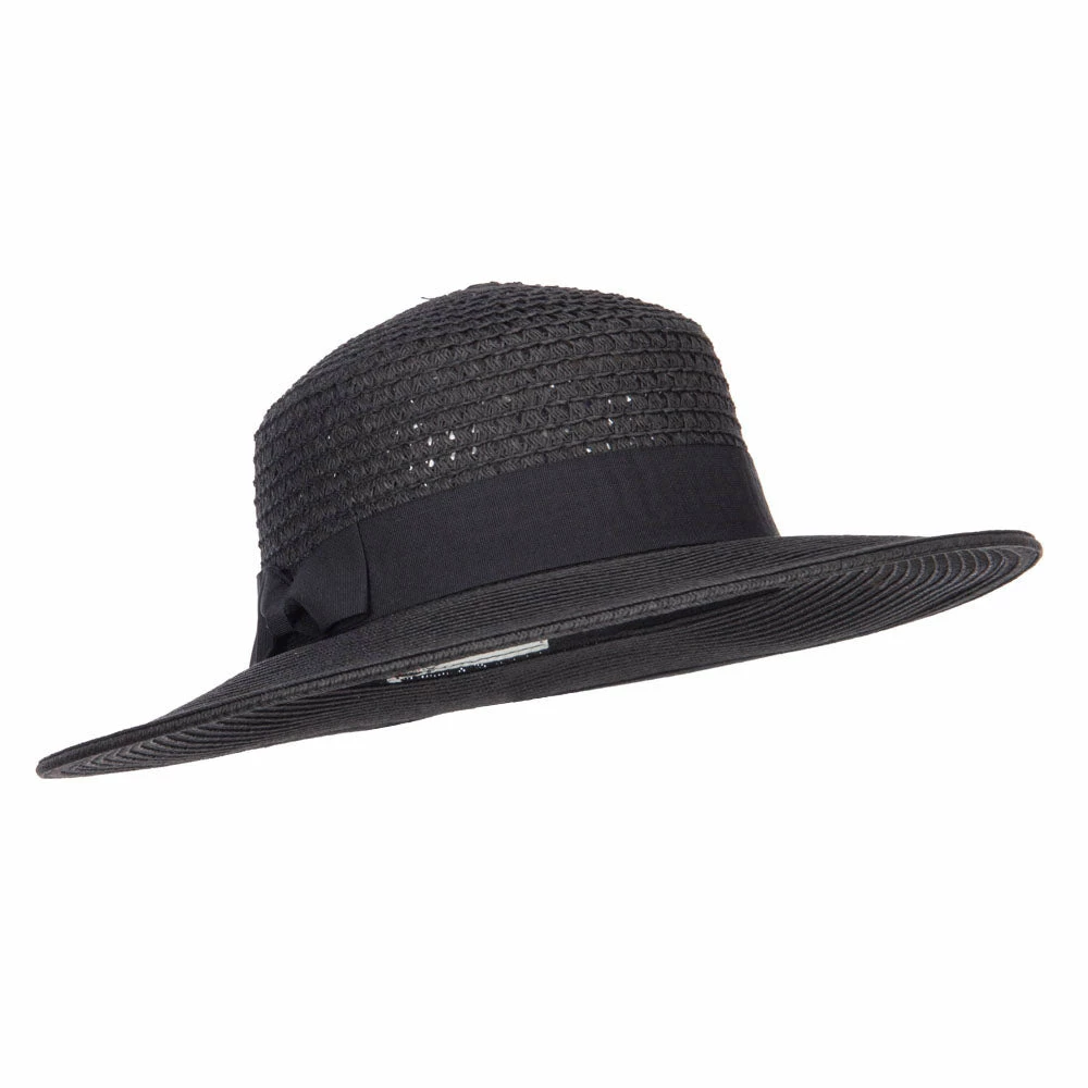 Hatiya Band Boater Panama Hat 21 Hatiya Band Boater Panama Hat - Image 19