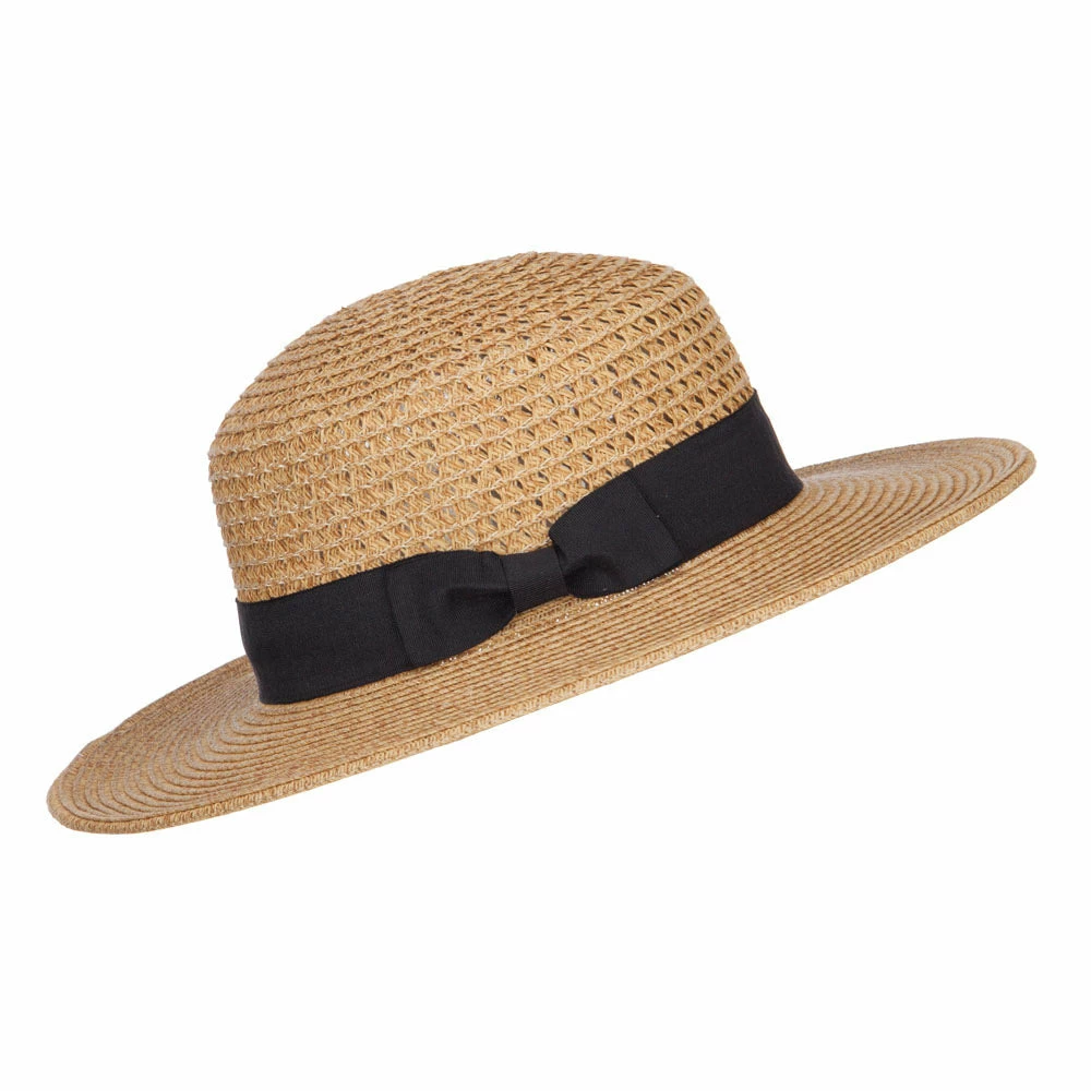 Hatiya Band Boater Panama Hat 11 Hatiya Band Boater Panama Hat - Image 9