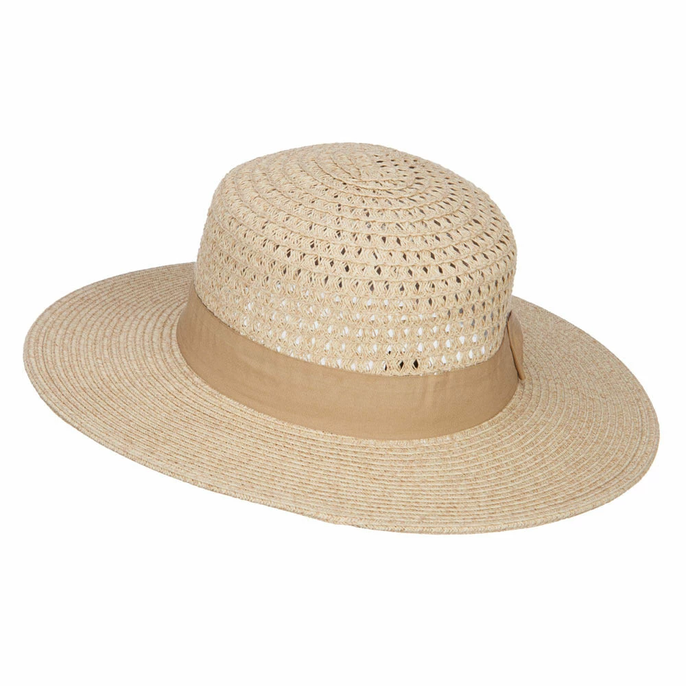 Hatiya Band Boater Panama Hat 14 Hatiya Band Boater Panama Hat - Image 12