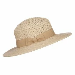 Hatiya Band Boater Panama Hat 36 Hatiya Band Boater Panama Hat -Adams Shop bb004pe natural 5 1