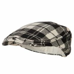 Jeanne Simmons Boy's Cotton Plaid Print Ivy Cap