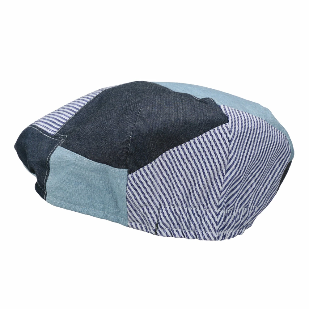 Jeanne Simmons Boy's Denim Patchwork Ivy Cap 4 Jeanne Simmons Boy's Denim Patchwork Ivy Cap - Image 2