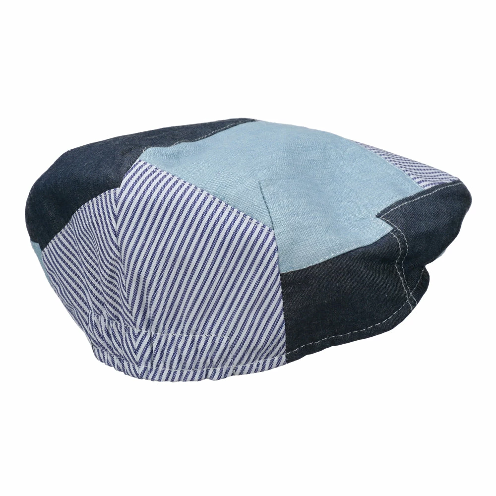 Jeanne Simmons Boy's Denim Patchwork Ivy Cap 5 Jeanne Simmons Boy's Denim Patchwork Ivy Cap - Image 3