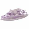 Something Special Curly Bow And Flower Sinamay Hat -Adams Shop bf001fs lavender 1