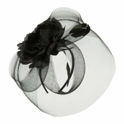 Magid Big Flower Fashionable Headband -Adams Shop bg002hd black 2