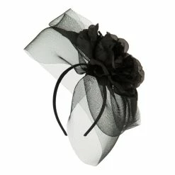 Magid Big Flower Fashionable Headband -Adams Shop bg002hd black 4