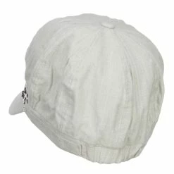 Something Special Women's Buckle Band Newsboy Hat -Adams Shop bk002nb lt grey 2