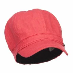 Something Special Women's Buckle Band Newsboy Hat -Adams Shop bk005nb fuchsia 4