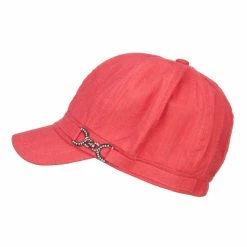 Something Special Women's Buckle Band Newsboy Hat -Adams Shop bk005nb fuchsia 5