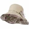 Jeanne Simmons Ladies Butterfly And Lace Flower Hat 1 Jeanne Simmons Ladies Butterfly And Lace Flower Hat -Adams Shop bl001cr 1 1