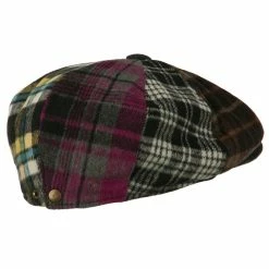 Jeanne Simmons Wool Blend Patchwork Men's Newsboy -Adams Shop bl001nb multi 3