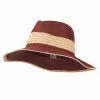 Something Special Raffia Straw Panama Fedora 2 Something Special Raffia Straw Panama Fedora -Adams Shop bl002cf burgundy 1