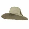 Jeanne Simmons Women's Bow With Clear Button Hat -Adams Shop bo001cr beige 1