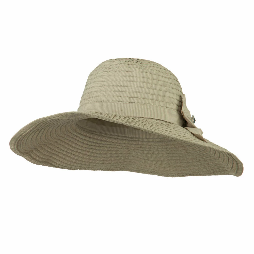 Jeanne Simmons Women's Bow With Clear Button Hat 3 Jeanne Simmons Women's Bow With Clear Button Hat