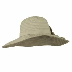 Jeanne Simmons Women's Bow With Clear Button Hat 15 Jeanne Simmons Women's Bow With Clear Button Hat -Adams Shop bo001cr beige 4