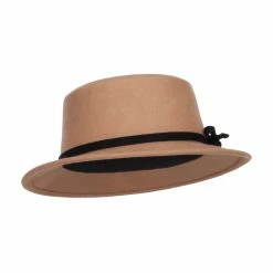 Jeanne Simmons Women's Bowtie Wool Bolero Hat 30 Jeanne Simmons Women's Bowtie Wool Bolero Hat -Adams Shop bo003tp camel 4