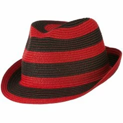 Something Special Paper Braid Striped Fedora Hat -Adams Shop bs003mf 5