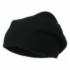 Otto Big Size Knit Slouch Beanie -Adams Shop bt001bd black 1