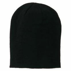 Otto Big Size Knit Slouch Beanie -Adams Shop bt001bd black 5