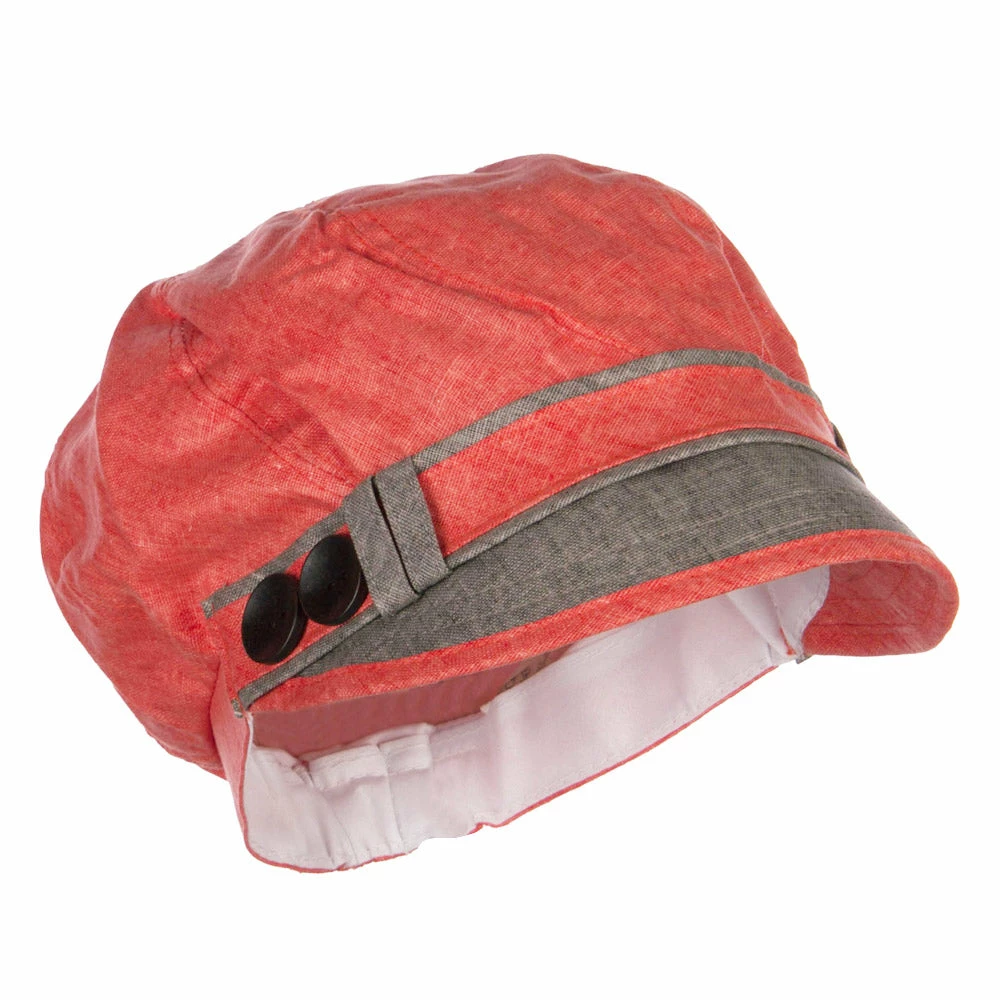 Jeanne Simmons Women's 8 Panel Buttons Cabbie Cap 3 Jeanne Simmons Women's 8 Panel Buttons Cabbie Cap