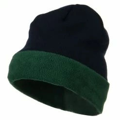 MG Fleece Brim Winter Knitted Beanie