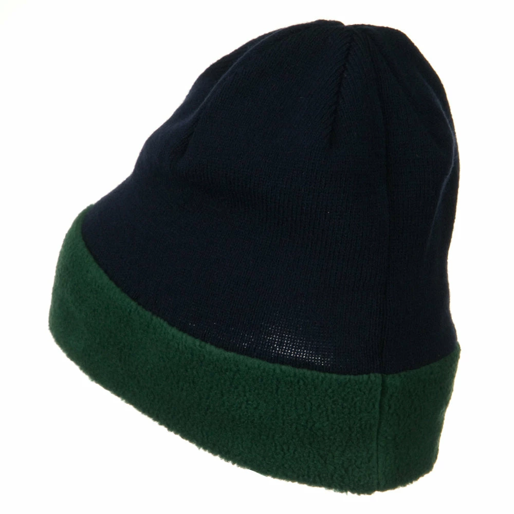 MG Fleece Brim Winter Knitted Beanie 5 MG Fleece Brim Winter Knitted Beanie - Image 3