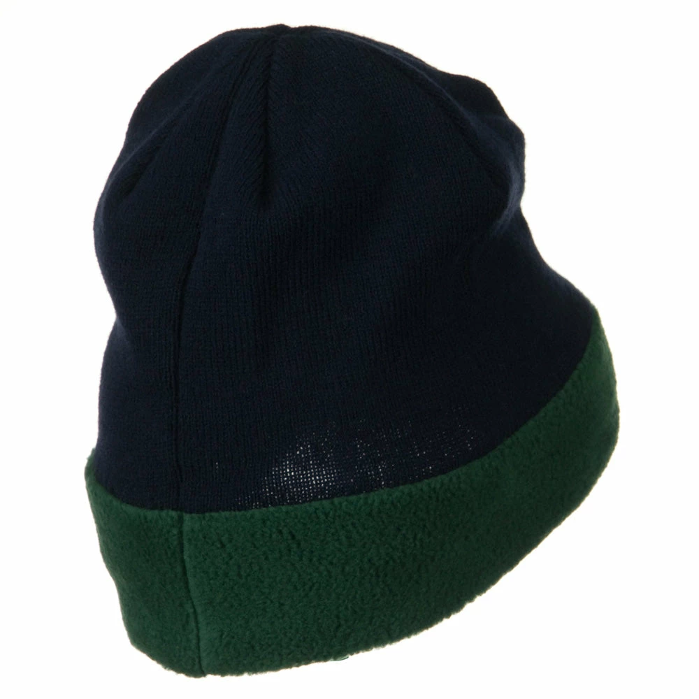MG Fleece Brim Winter Knitted Beanie 4 MG Fleece Brim Winter Knitted Beanie - Image 2