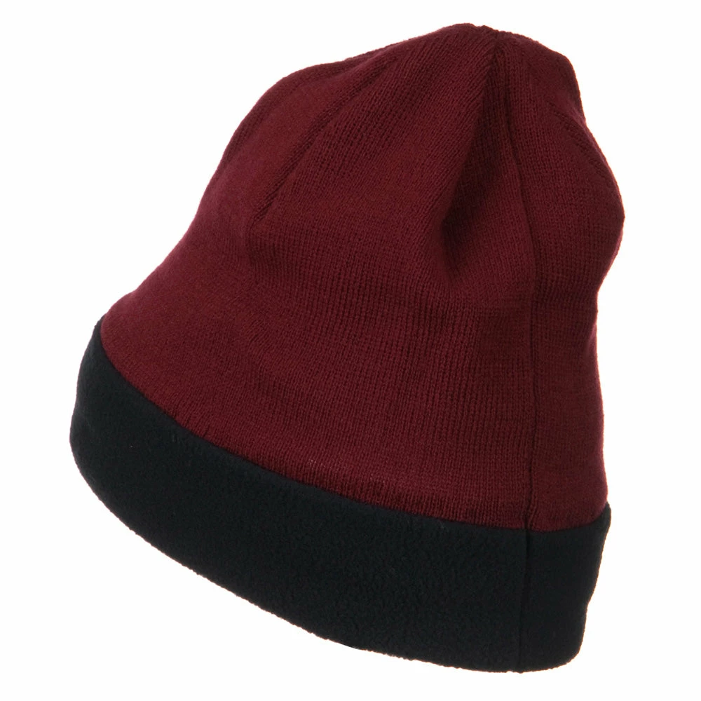 MG Fleece Brim Winter Knitted Beanie 16 MG Fleece Brim Winter Knitted Beanie - Image 14