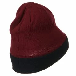 MG Fleece Brim Winter Knitted Beanie 34 MG Fleece Brim Winter Knitted Beanie -Adams Shop bw003bn 3