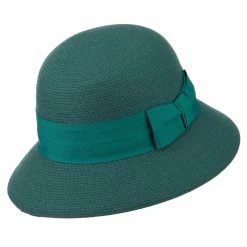 Jeanne Simmons Women's Wool Felt Bucket Shape Hat -Adams Shop bz003bh turquoise 2