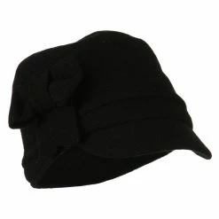 Broner Ladies Wool Bow Cabby Cap