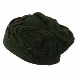 Rasta World Cable Band Design Rasta Hat 143 Rasta World Cable Band Design Rasta Hat -Adams Shop cb001bn 2