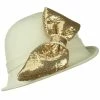 Something Special Cloche With Big Sequin Bow -Adams Shop cb003cl 1