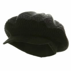 Rasta World New Crown Beanie Visor -Adams Shop cb012cs black1 1