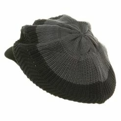 Rasta World New Crown Beanie Visor -Adams Shop cb012cs black2 1