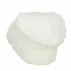 Hatiya Deep Crown Cuff Long Beanie -Adams Shop cc002bd ivory 2