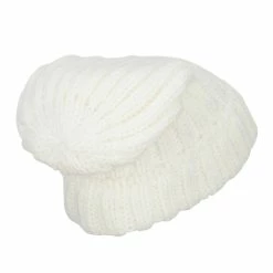 Hatiya Deep Crown Cuff Long Beanie -Adams Shop cc002bd ivory 3