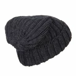 Hatiya Deep Crown Cuff Long Beanie -Adams Shop cc003bd charcoal 3